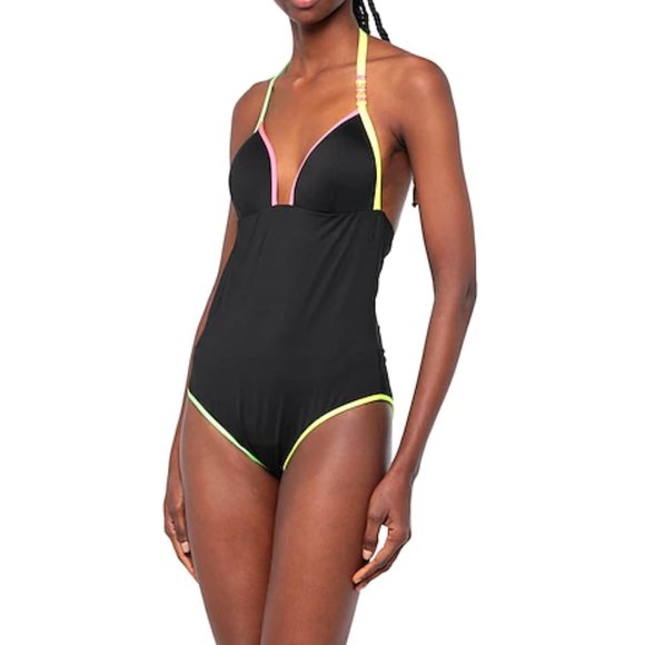 Moschino Other - New Moschino One-piece Black/multi Swimsuit Size Small